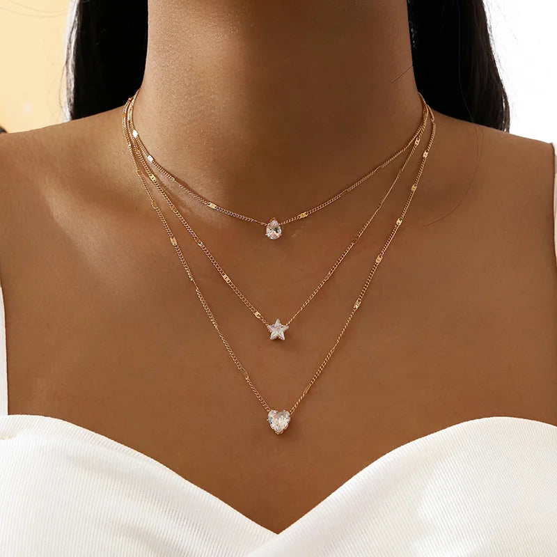 Luxe Layered Zircon Choker